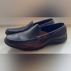 Allen Edmonds Boulder Venetian Driving Moccasins Black Brown Shoes Mens‎ Sz 11.5